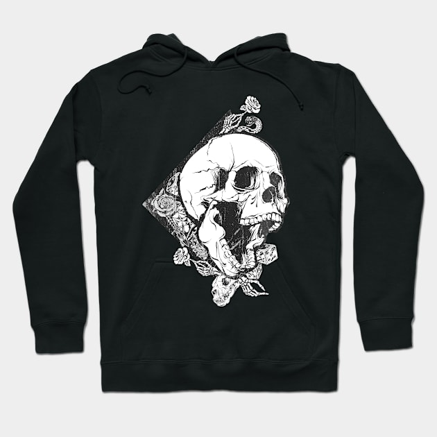 Skull tattoo Hoodie by Pontus Design 